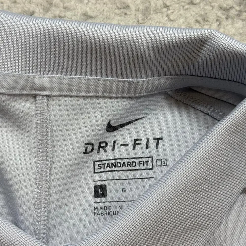 Nike Dri Fit polo LA clippers NBA. Navy grey size Large.